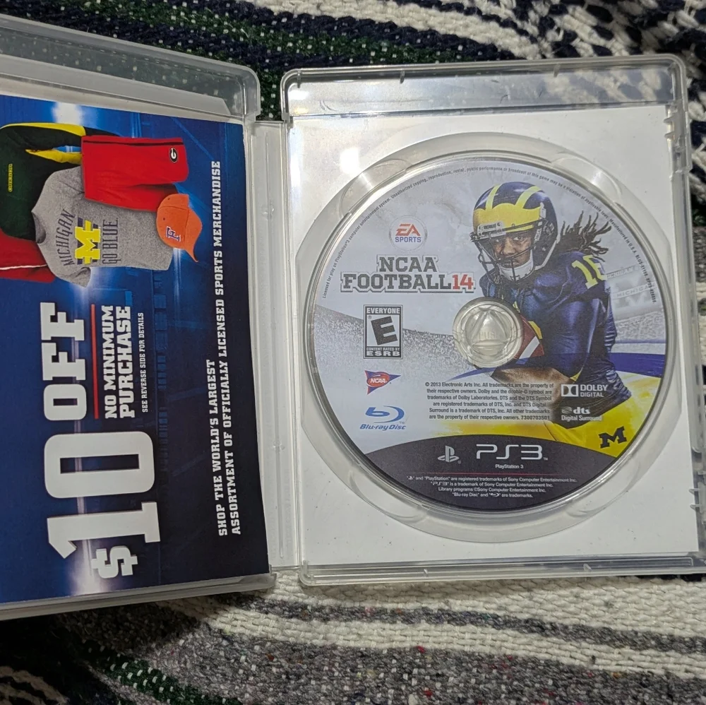 NCAA FOOTBALL 14 | Sony PS3 | CIB | VG+ - Picture 3 of 4